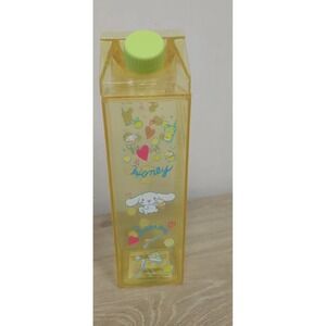 Cinnamoroll Lemon Toss Carton Novelty Water Bottle Kawaii Sanrio Gift Yellow NWT